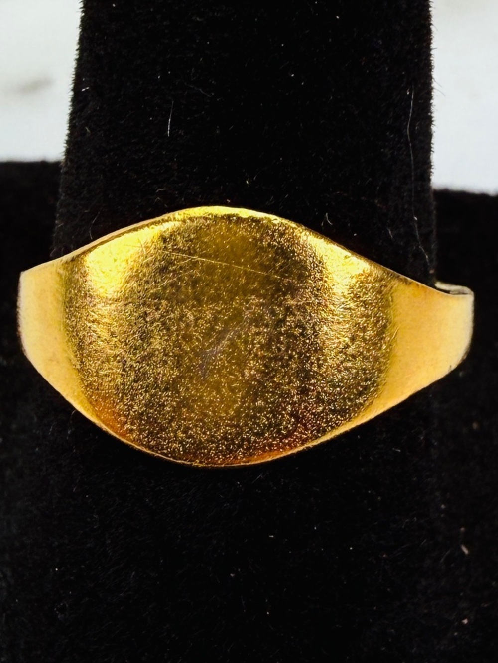 Vintage goldtone minimalist ring size 7 1/2